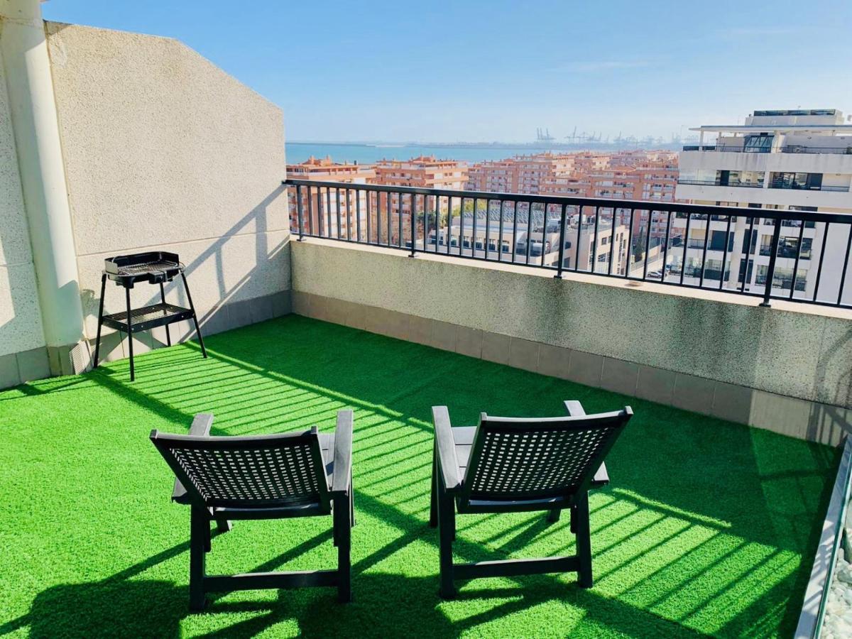 Apartmán Non Stress Atico Duplex Con Vistas Al Mar Valencie Exteriér fotografie
