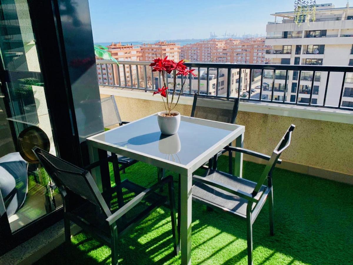 Apartmán Non Stress Atico Duplex Con Vistas Al Mar Valencie Exteriér fotografie
