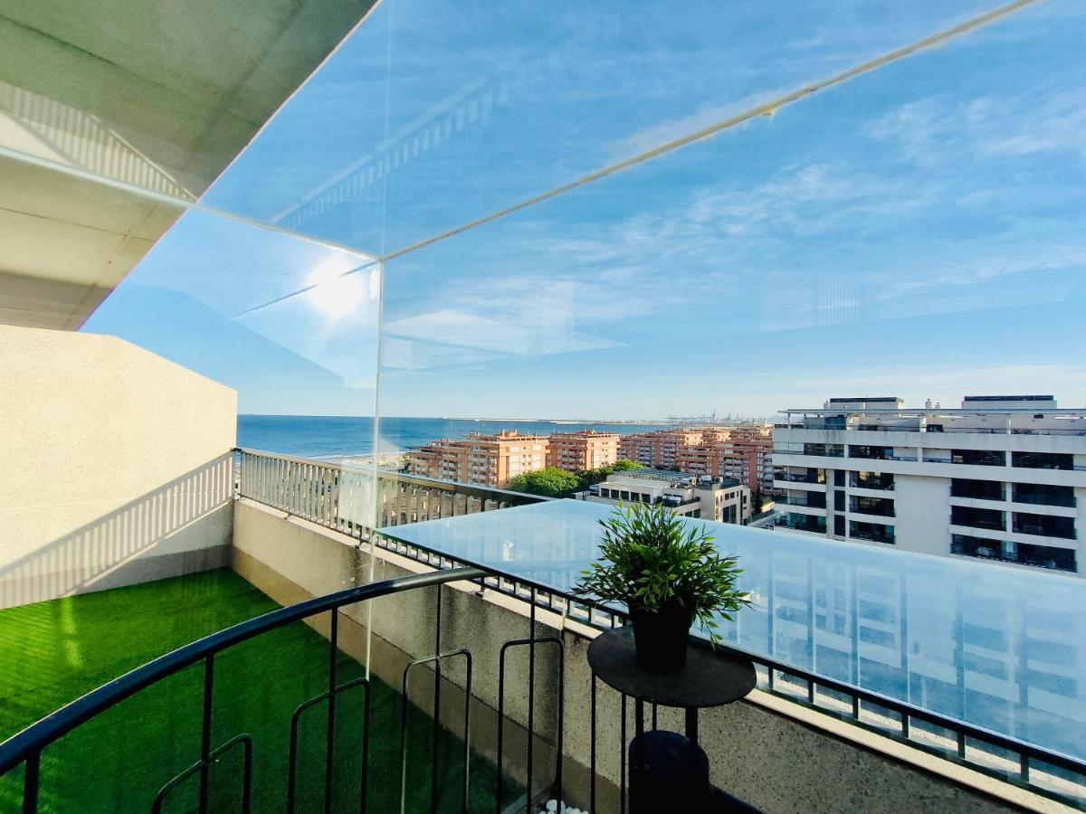 Apartmán Non Stress Atico Duplex Con Vistas Al Mar Valencie Exteriér fotografie